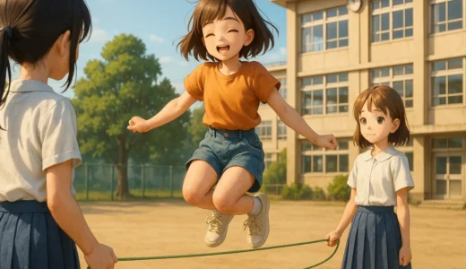昭和の校庭遊び『ゴム跳び』が令和で進化して復活！