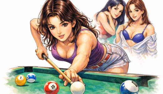 AC版『ポケットギャルデラックス』が残した軌跡、異色の脱衣ビリヤードゲーム
