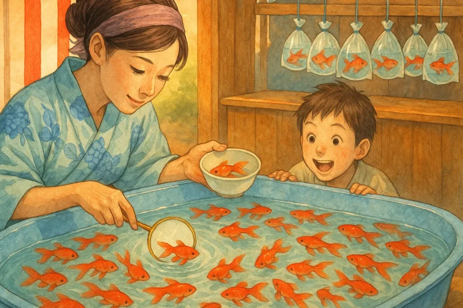 金魚すくい