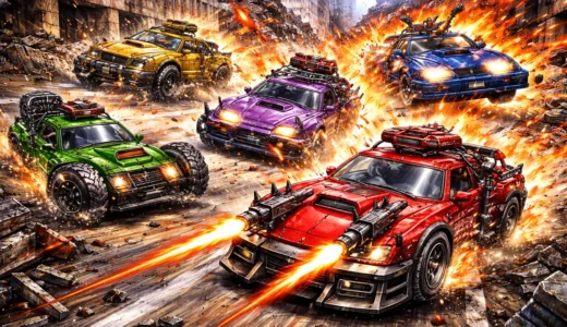 AC版『爆烈クラッシュレース』破壊と爆走が融合した過激な一作