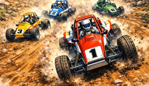 AC版『ダートフォックス』ギアチェンジと時間制限の緊迫感がクセになるレースゲーム