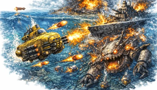 セガサターン版『海底大戦争』で深海の死闘へ！職人が描く破壊の美
