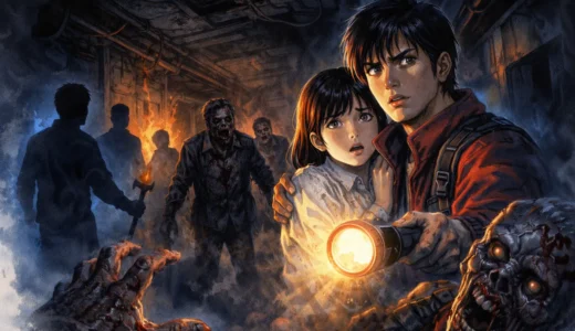 SFC版『ざくろの味』地下に埋没したビルから脱出する緊迫のサウンドノベル