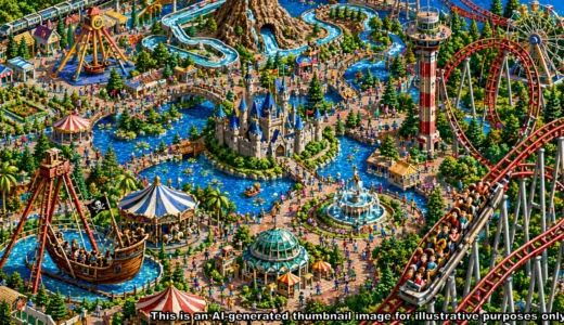 PC版『テーマパーク』夢の遊園地経営と天才たちが挑んだ創造の軌跡