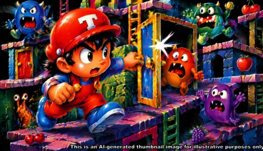 PC-8801版『ドアドア』パズルとアクションが融合した中村光一氏の傑作